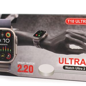 ساعت هوشمند T10 Ultra 2 — صفحه‌نمایش بزرگ 2.2″، تماس بلوتوث، پایش سلامت